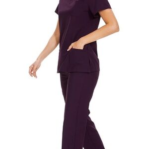 Cozy Fit Purple Scrub Set